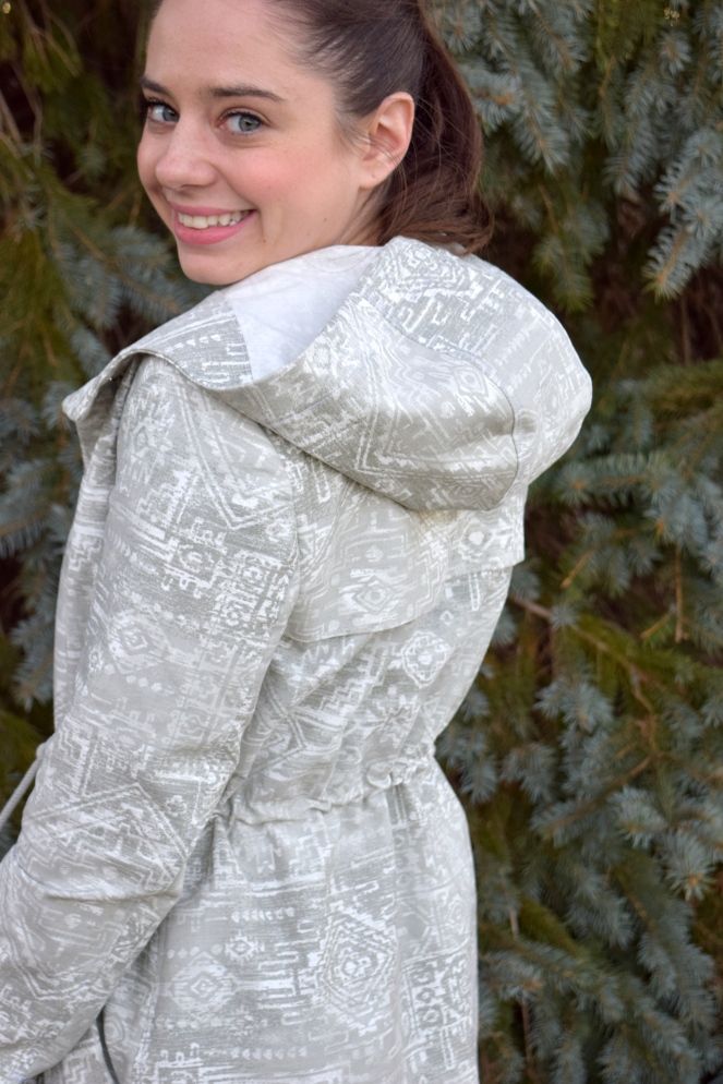 Snowy Grey Kelly Anorak - Trish Stitched