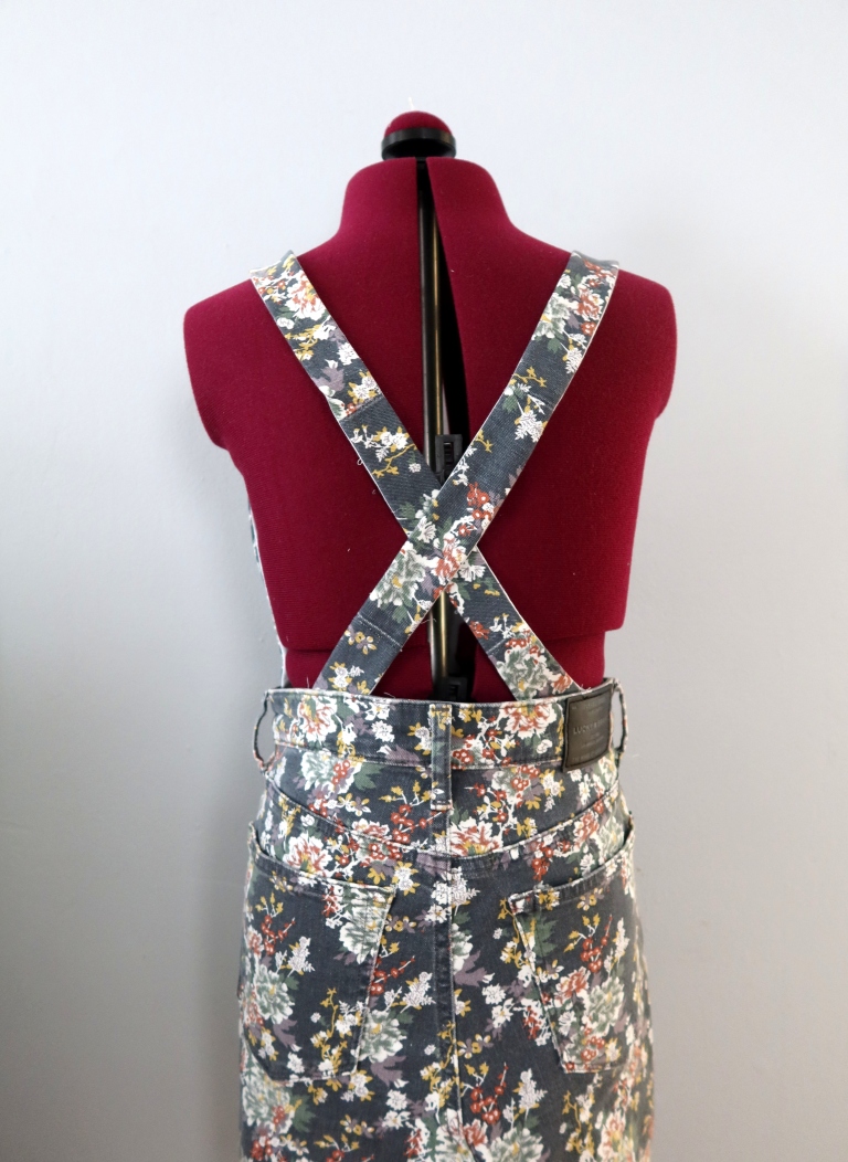 Jeans to Pinafore Refashion – trish stitched